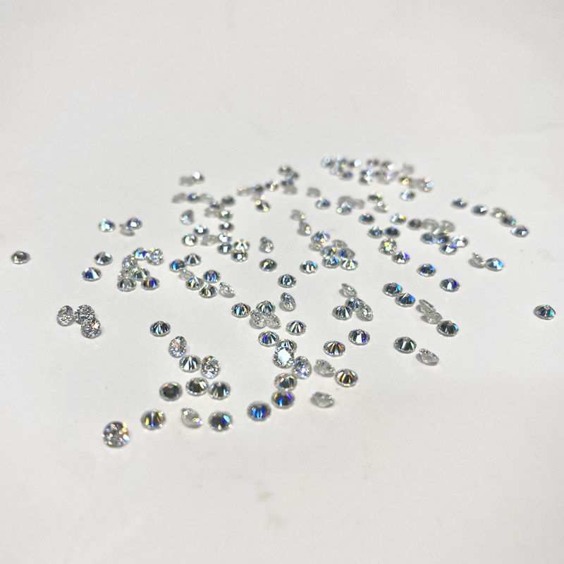 Kim Moissanite tròn trắng (hàng vỉ) 2.8mm