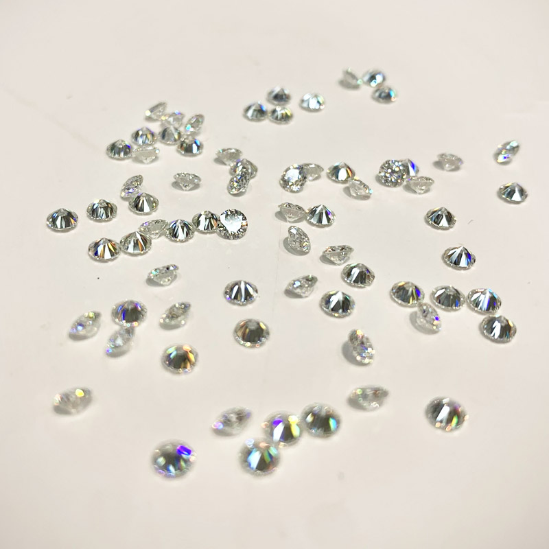 Kim Moissanite tròn trắng (hàng vỉ) 3.0mm