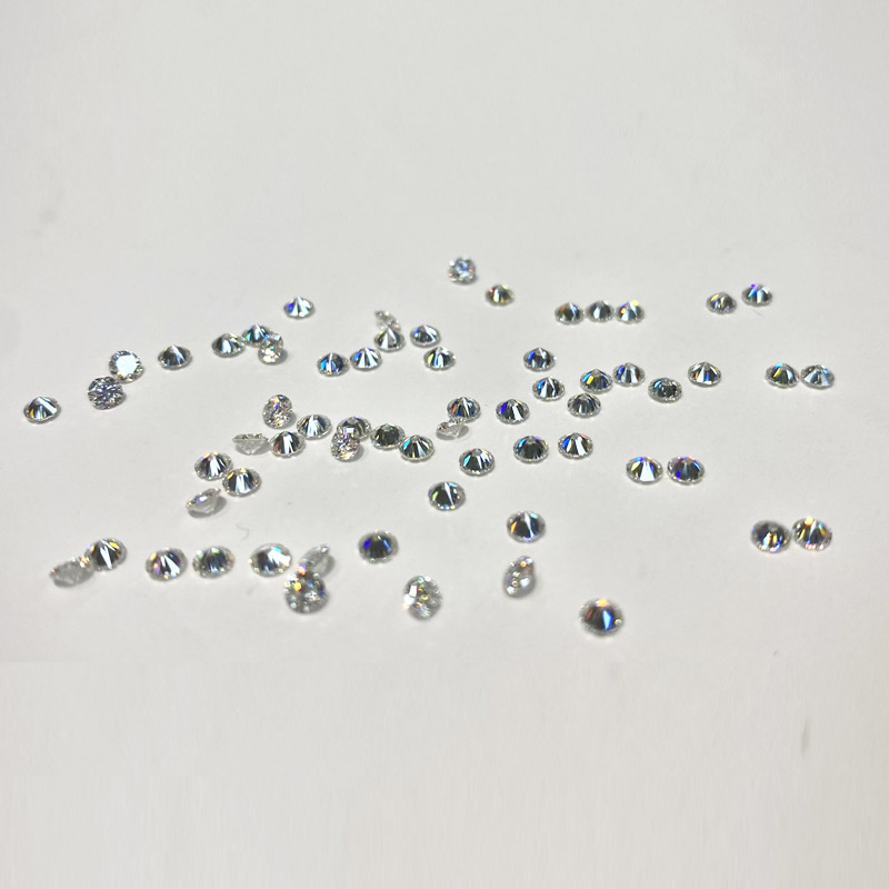 Kim Moissanite tròn trắng (hàng vỉ) 3.5mm