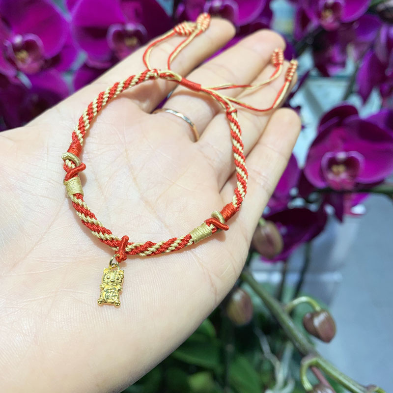 Vòng tết mix charm 10k